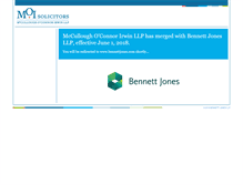 Tablet Screenshot of moisolicitors.com